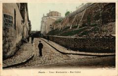 Carte postale ancienne Vieux Montmartre - Rue Cortot
                                                                     à Paris 18e
                                