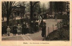 Carte postale ancienne Parc Montsouris - Le Rond-Point
                                                                     à Paris 14e
                                