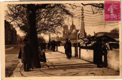 Paris métiers. Le Quai de la Tournelle vers N.-D.