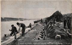 Paris Berges de la Seine Construction d'un bas-port