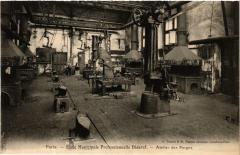 Ecole Municipale Professionnelle Diderot. - Atelier des Forges à Paris 19e