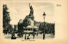 Paris 10e embossed Place de la République. à Paris 10e