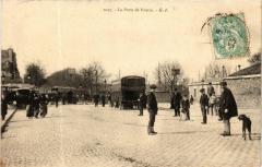 Carte postale ancienne La Porte de Pantin
                                                                     à Paris 19e
                                