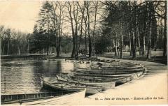 Bois de Boulogne - Embarcadère du Lac à Paris 16e