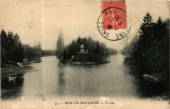 Carte postale ancienne Bois de Boulogne - Le Lac
                                                                     à Paris 16e
                                