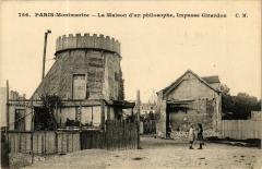 Montmartre - La Maison d'un Philosophe, impasse Girardon à Paris 18e