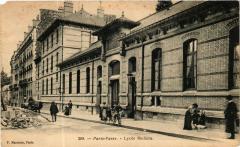 Carte postale ancienne Passy - Lycée Molière
                                                                     à Paris 16e
                                