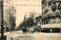 Paris 14e Rue d'Alesia. prise de la Rue des Plantes P. Marmuse à Paris 14e