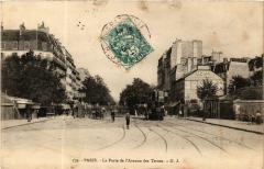 Carte postale ancienne La Porte de l'Avenue des Ternes
                                                                     à Paris 17e
                                