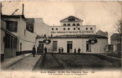 Ecole Bréguet - Rue Falguière - Vue d'ensemble, le jour de l'Inauguration à Paris 15e