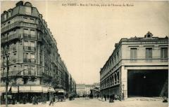 Rue de l'Arrivée, prise de l'Avenue du Maine à Paris 15e