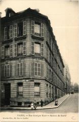 Carte postale ancienne Rue Georges Bizet - Maison de Santé
                                                                     à Paris 16e
                                