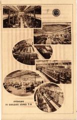 Carte postale ancienne Société Française des Electriciens - Rue de Staël - Intérieurs de quelques usines
                                                                     à Paris 15e
                                