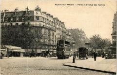 Carte postale ancienne Porte et Avenue des Ternes
                                                                     à Paris 17e
                                