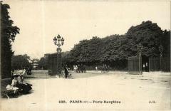Carte postale ancienne Porte Dauphine
                                                                     à Paris 16e
                                