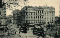 Rue de Vaugirard, prise de la Porte de Versailles à Paris 15e