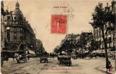 Carte postale ancienne Rue de la Chapelle
                                                                     à Paris 18e
                                