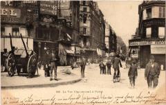 Carte postale ancienne La rue Clignancourt
                                                                     à Paris 18e
                                