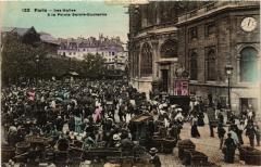 Paris (1e) Les Halles. a la Pointe Sainte-Eustache à Paris 1er