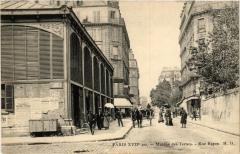 Marché des Ternes - Rue Bayen à Paris 17e