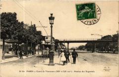 Paris 12e Cours de Vincennes, Station des Nigentais F. Fleury à Paris 12e
