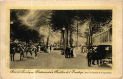 Carte postale ancienne Bois de Boulogne - Restaurant du Pavillon de l'Ermitage (Près du Moulin de Longchamp)
                                                                     à Paris 16e
                                
