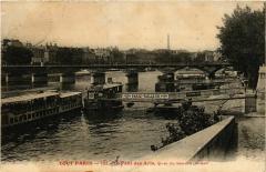 Tout Paris 1e 121 Le Pont des Arts. Quai du Louvre F. Fleury à Paris 1er