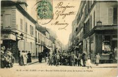 Rue de l'Abbée-Groult prise de la place de l'Eglise -
																					75015 Paris 15e
																			