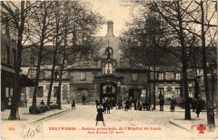 Tout Paris - 931 - Entree principale de l'Hopital Saint-Louis, 10e
