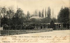 Carte postale ancienne Bois de Vincennes - Restaurant du Plateau de Gravelle
                                                                     à Paris 12e
                                