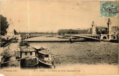 Paris 7e La Seine. Pont Alexandre Iii à Paris 7e