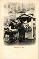 Paris - Marchande de fleurs à Paris