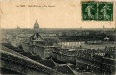 Paris 7e Ecole Militaire. Vue générale à Paris 7e