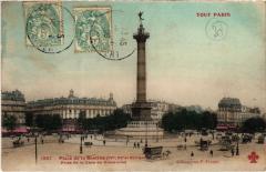 Place de la Bastille - Prise de la Gare de Vincennes à Paris 12e