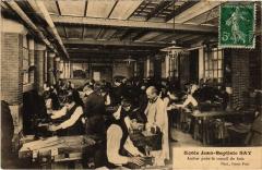 Carte postale ancienne Ecole Jean-Baptiste Say - Atelier pour le travail du bois
                                                                     à Paris 16e
                                