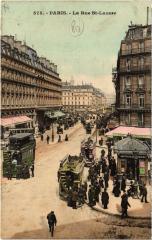 Paris 9e - La Rue Saint-Lazare à Paris 9e