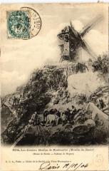 Carte postale ancienne Les derniers Moulins de Montmartre - Moulin du Radet
																	 à Paris 18e
								