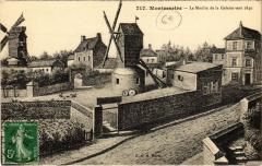 Carte postale ancienne Montmartre - Le Moulin de la Galette vers 1840
                                                                     à Paris 18e
                                