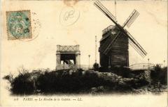 Carte postale ancienne Le Moulin de la Galette
                                                                     à Paris 18e
                                