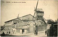 Carte postale ancienne Le Moulin de la Galette
                                                                     à Paris 18e
                                