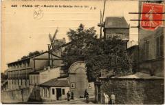 Carte postale ancienne Moulin de la Galette
                                                                     à Paris 18e
                                