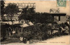 Montmartre - Paysage dans le Maquis à Paris 18e