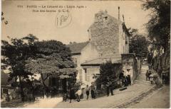 Carte postale ancienne Le Cabaret du Lapin Agile - Rue des Saules
                                                                     à Paris 18e
                                