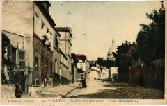La Rue de l'Abreuvoir (Vieux Montmartre) à Paris 18e