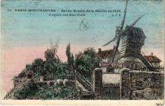 Carte postale ancienne Bal du Moulin de la Galette en 1830
                                                                     à Paris 18e
                                