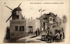 Vieux Montmartre - Le Moulin de la Galette en 1850 à Paris 18e
