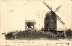 Carte postale ancienne Le Moulin de la Galette
                                                                     à Paris 18e
                                