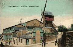 Carte postale ancienne Le Moulin de la Galette
                                                                     à Paris 18e
                                