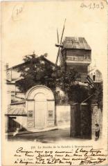 Carte postale ancienne Le Moulin de la Galette à Montmartre
                                                                     à Paris 18e
                                