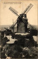 Carte postale ancienne Montmartre - Le Moulin de La Galette
                                                                     à Paris 18e
                                
